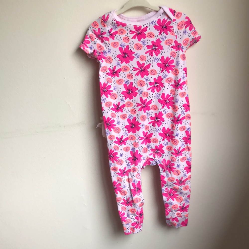 Cat & Jack Pink Baby Girl Outfit Size 12 Month